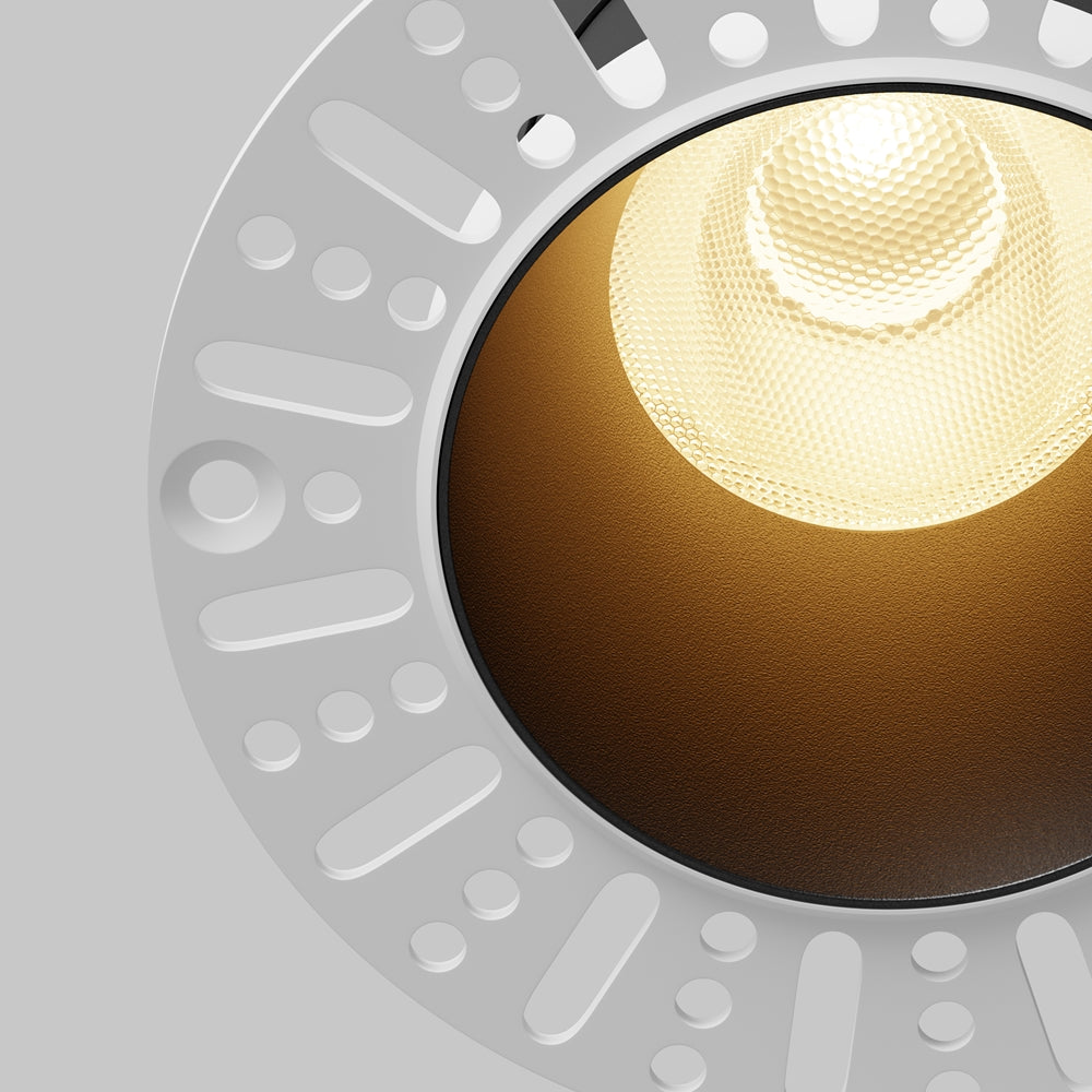 Maytoni downlight Dip LED 50° zápustné kruhové svítidlo černé