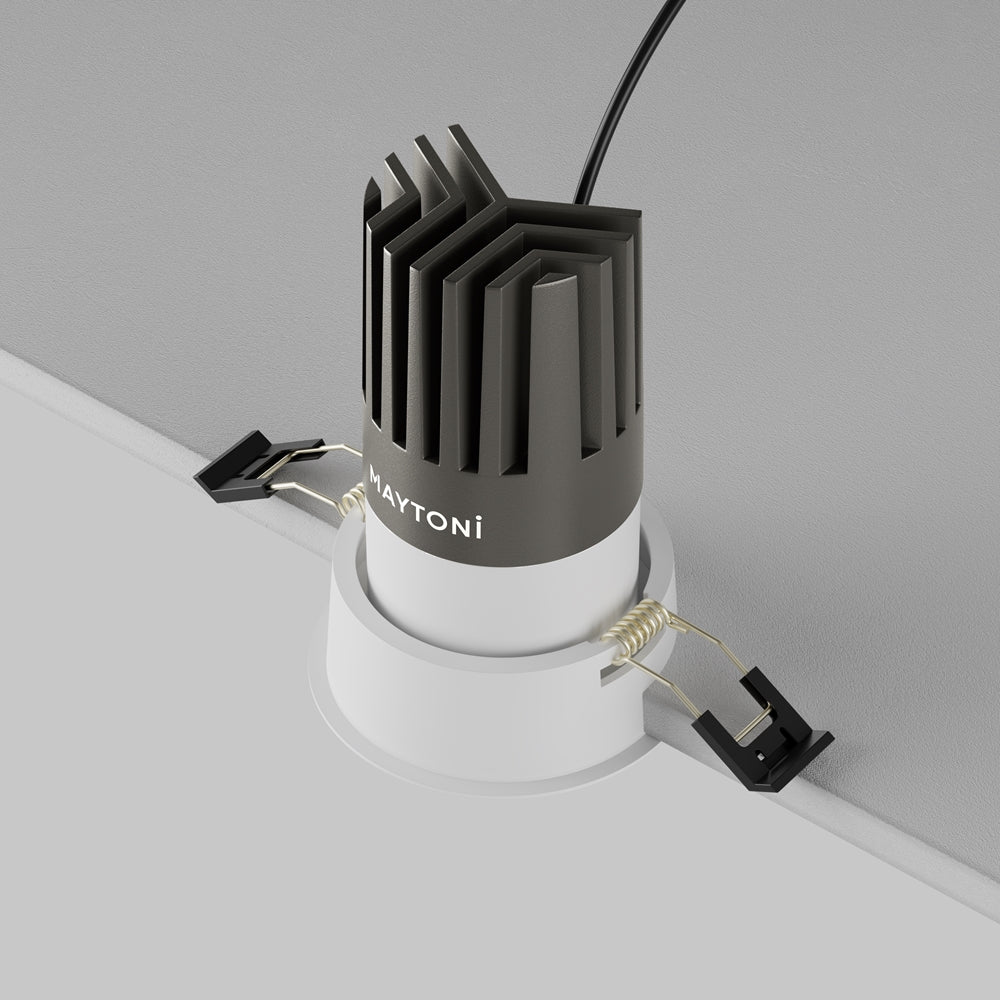 Maytoni downlight Dip LED 50° zápustné kruhové svítidlo bílé