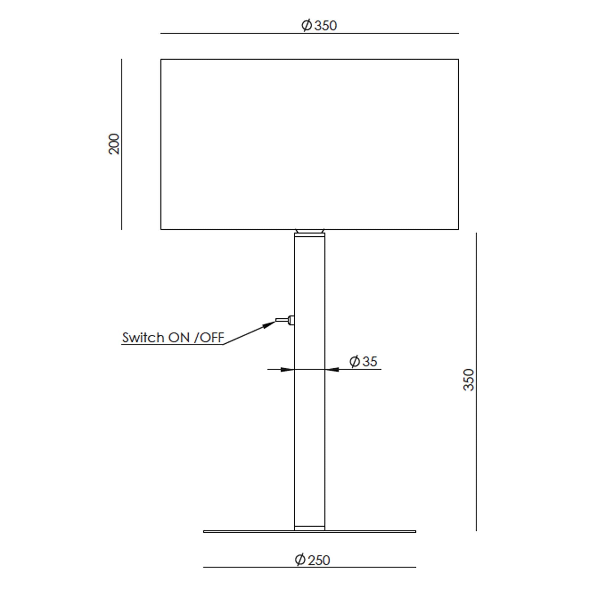 Aromas Coco E27 stolní kožené svítidlo