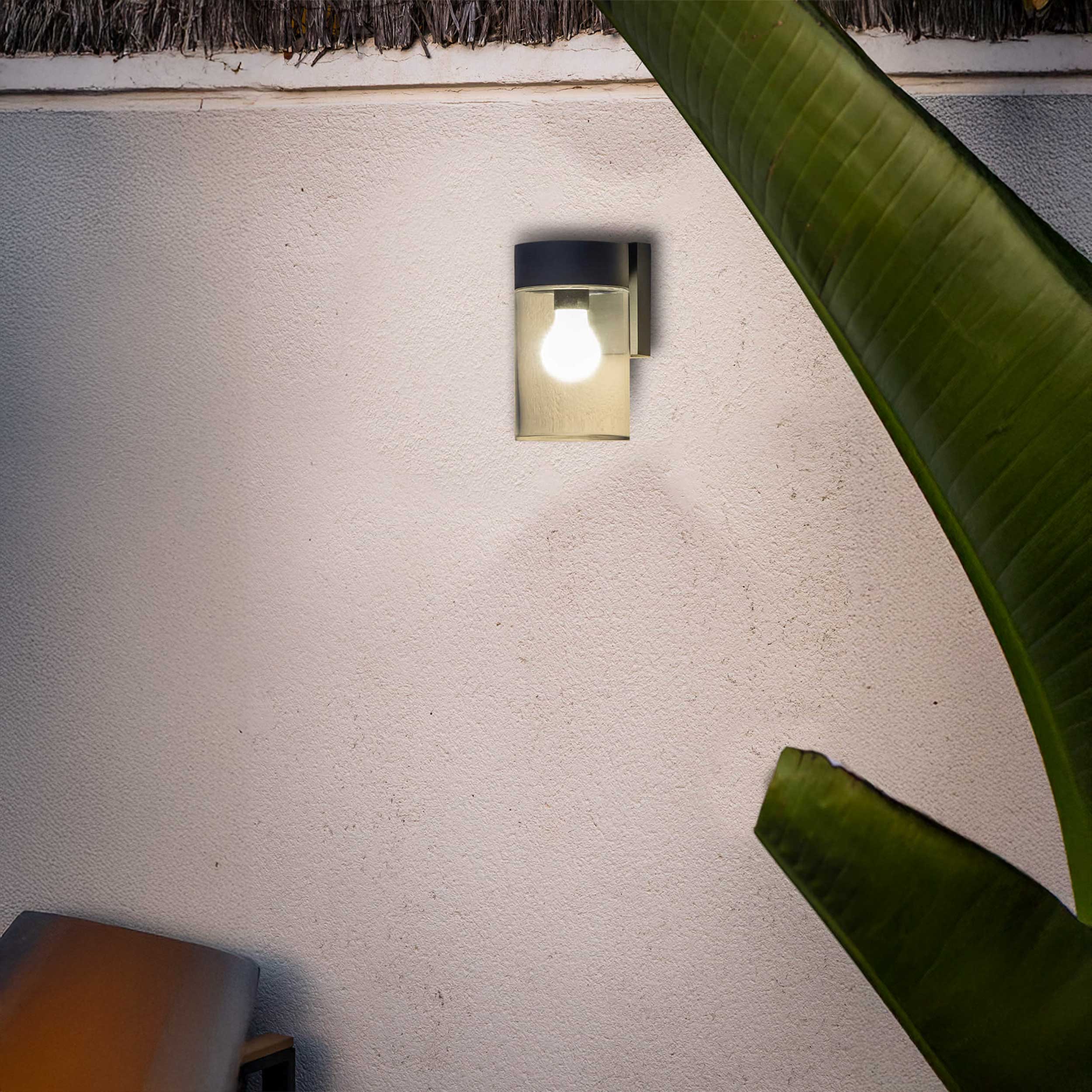 Faro Brume LED glass ceiling light IP44