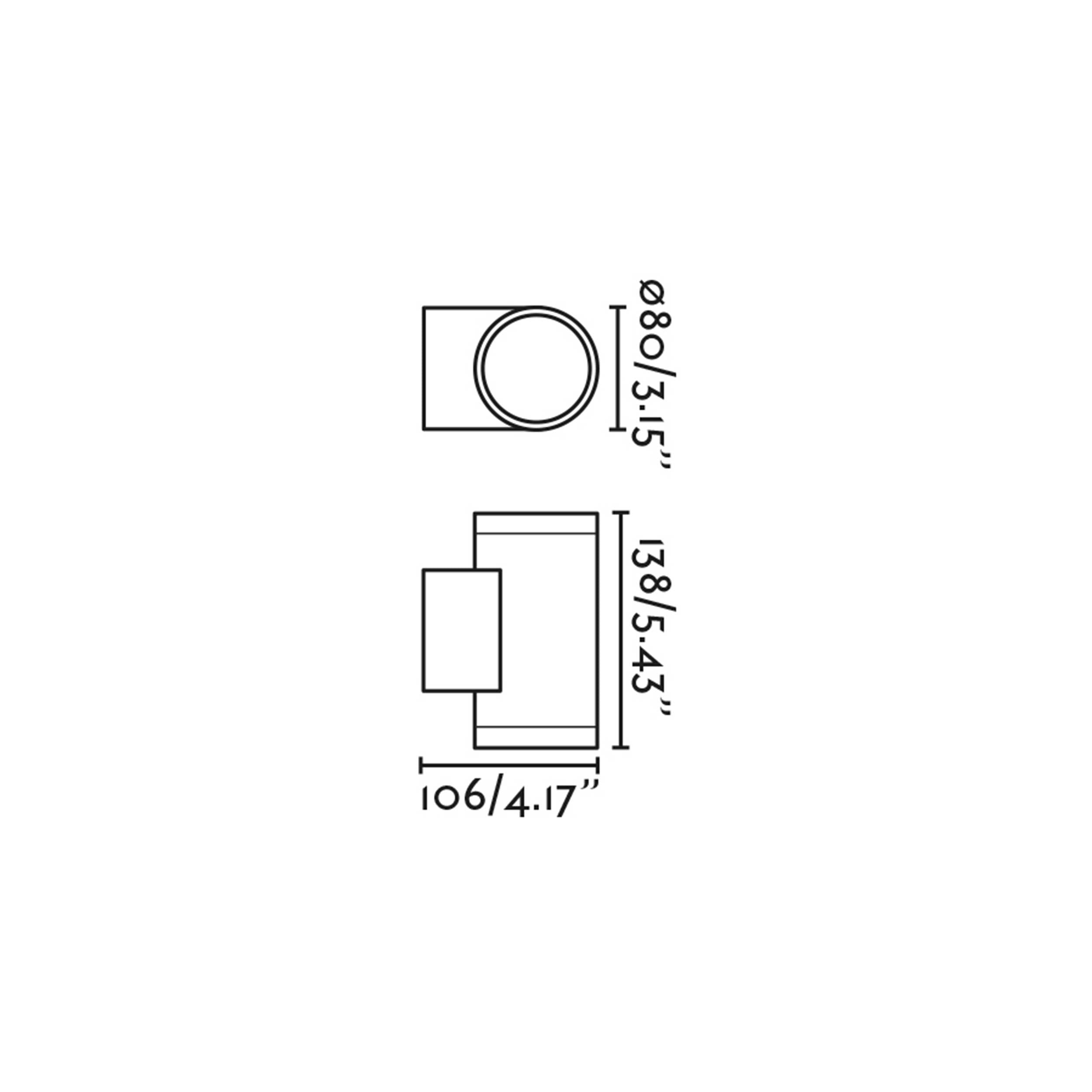 Faro Tond LED спољна зидна светиљка IP54