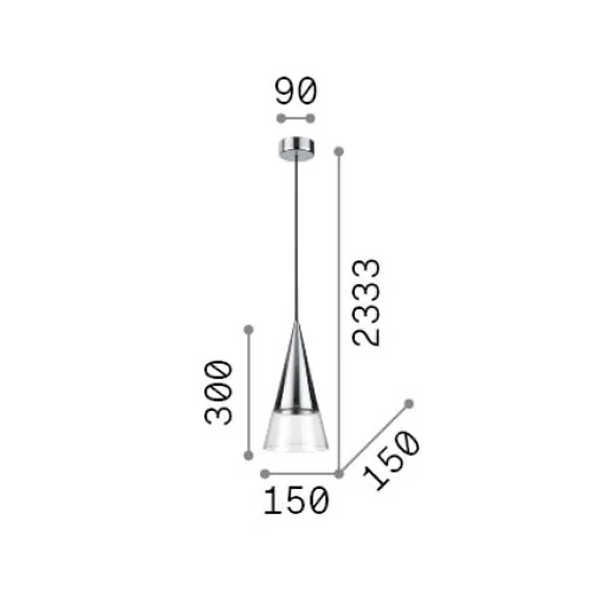 Ideal Lux Cono GU10 závěsné svítidlo