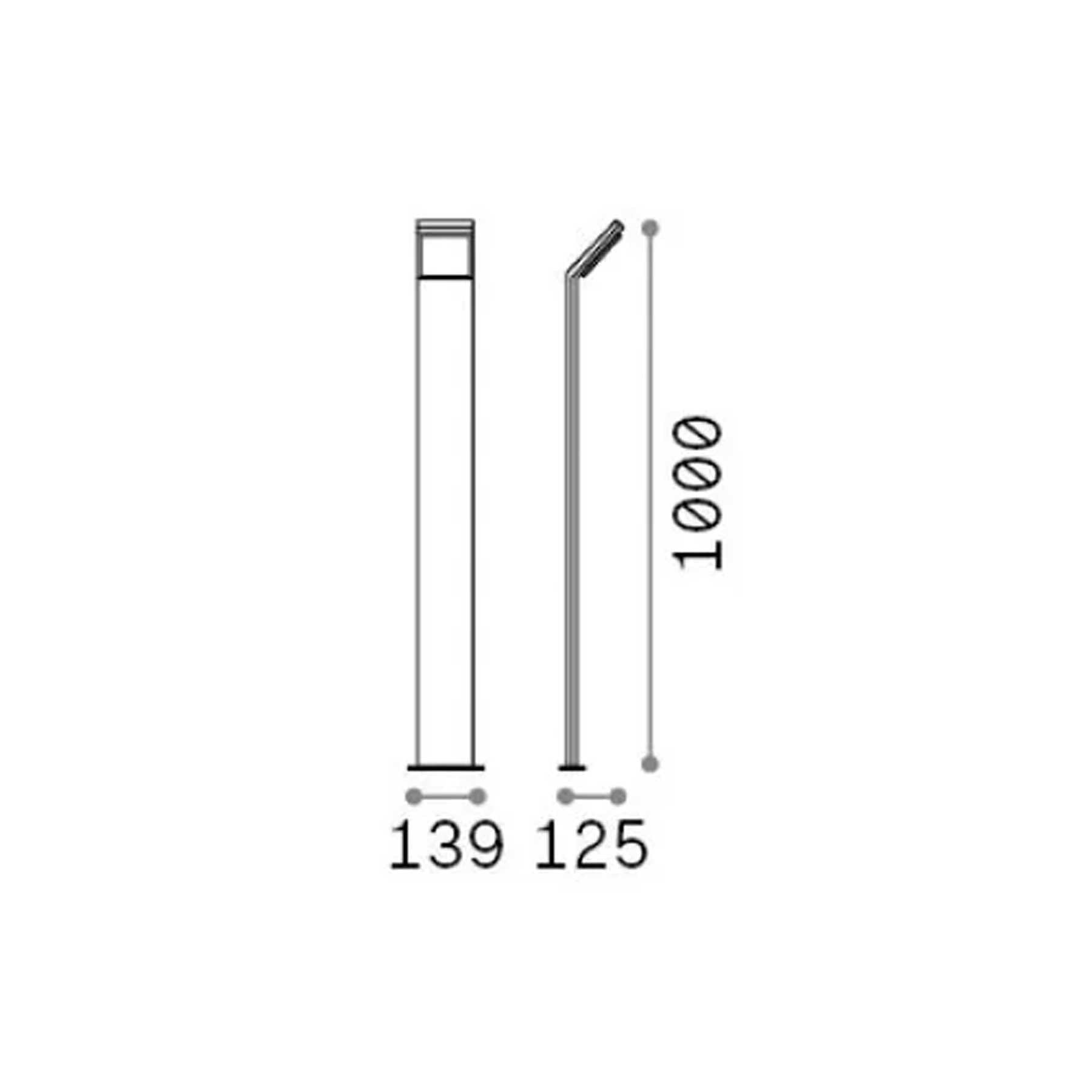 Ideal lux Style LED sloupkové svítidlo IP54