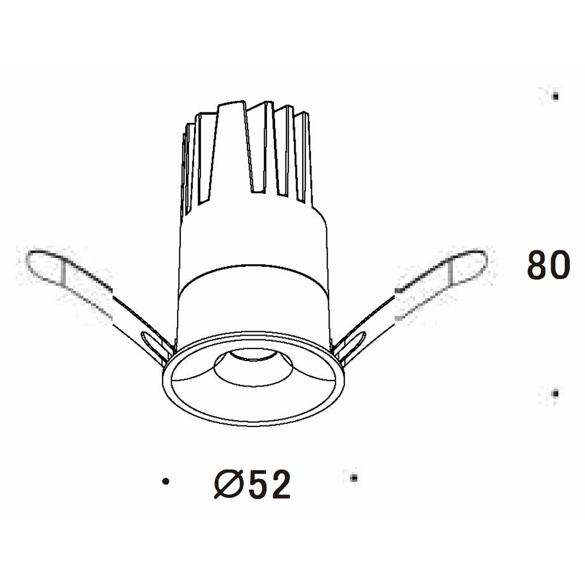 Intra S LED zápustné svítidlo Ra>90