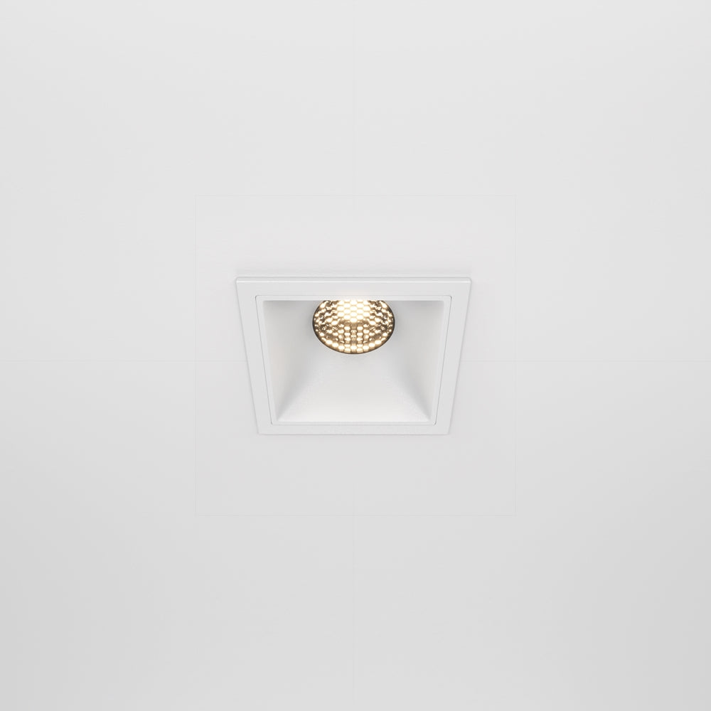 Maytoni downlight Alfa LED 10W 36° zápustné čtvercové svítidlo bílé