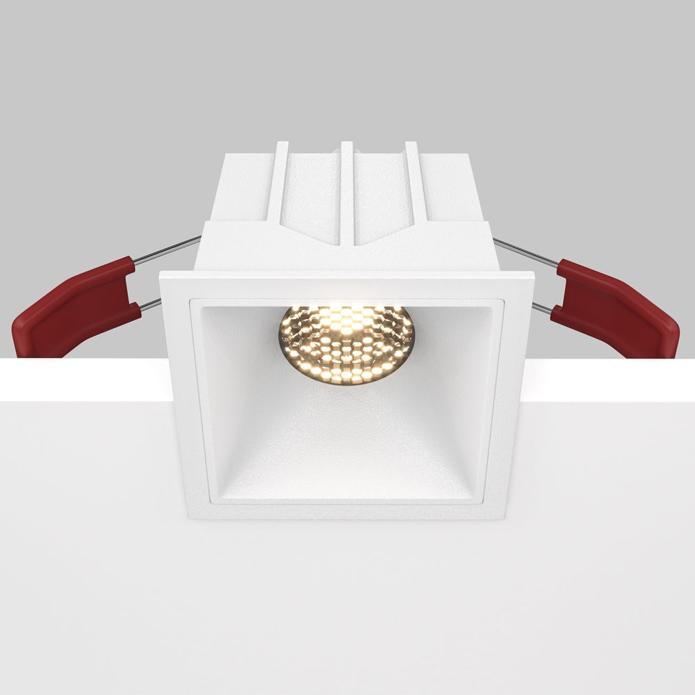 Maytoni downlight Alfa LED 10W 36° zápustné čtvercové svítidlo bílé