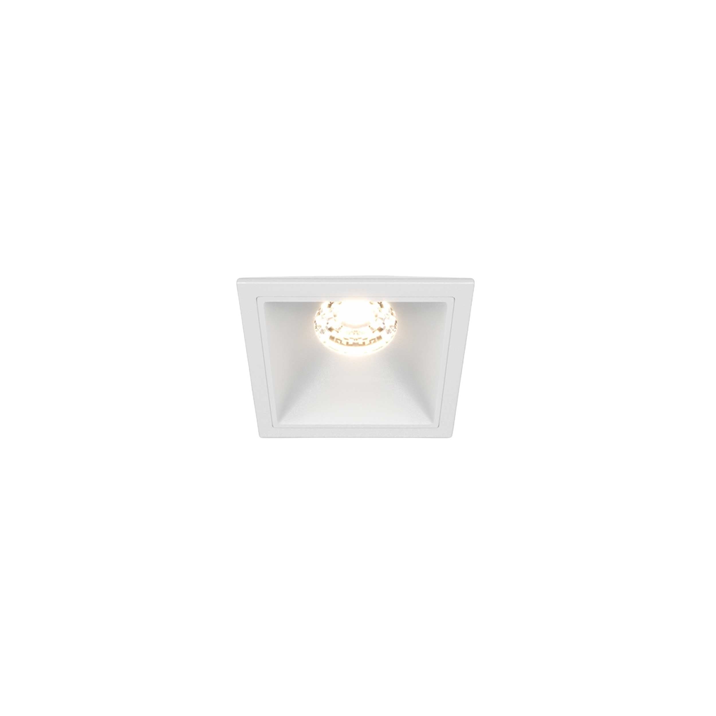 Maytoni downlight Alfa LED 10W 36° zápustné čtvercové svítidlo bílé