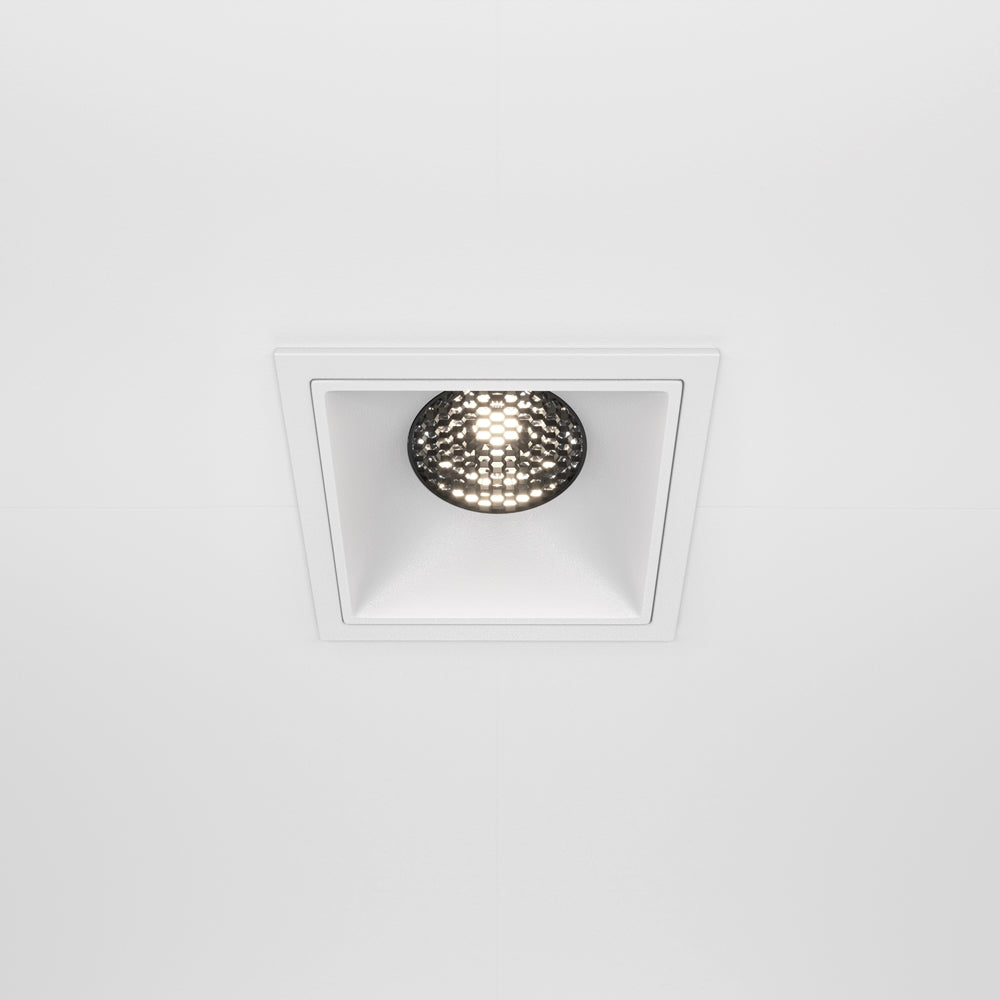 Maytoni downlight Alfa LED 15W 36° zápustné čtvercové svítidlo bílé