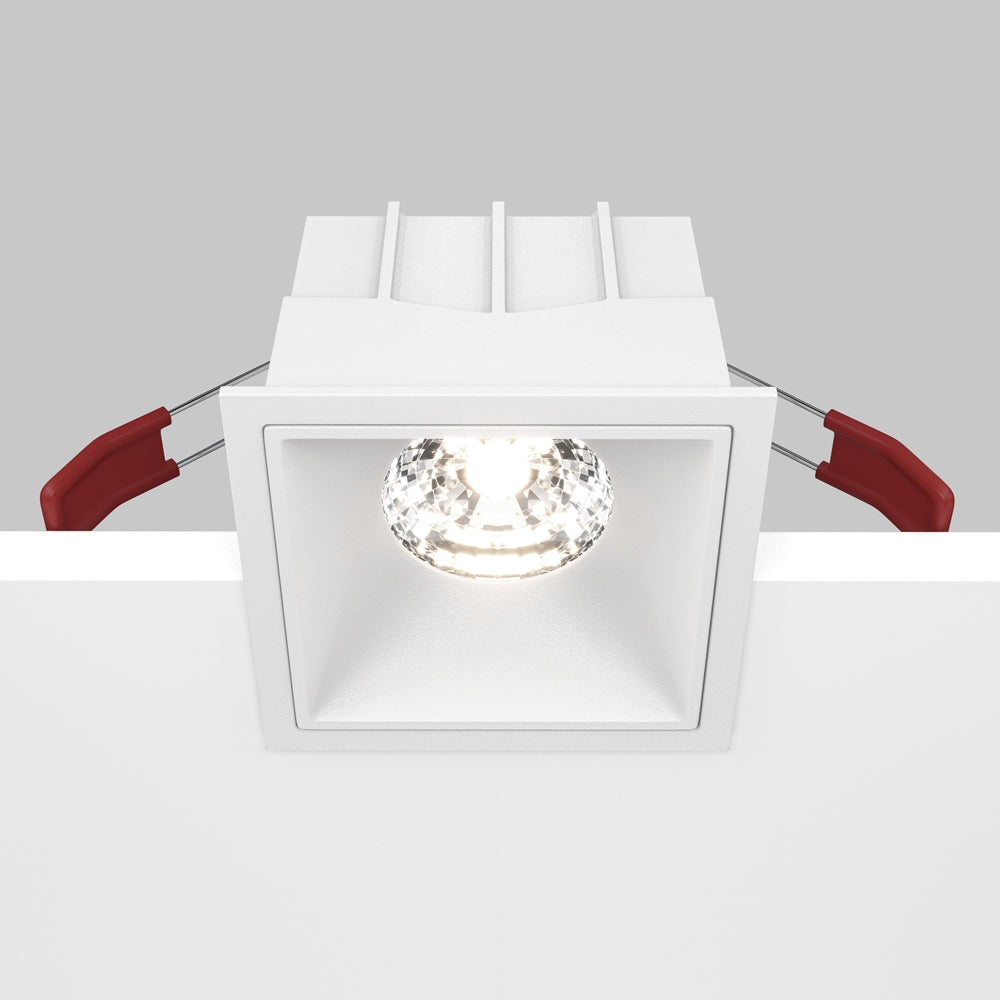 Maytoni downlight Alfa LED 15W 36° zápustné čtvercové svítidlo bílé