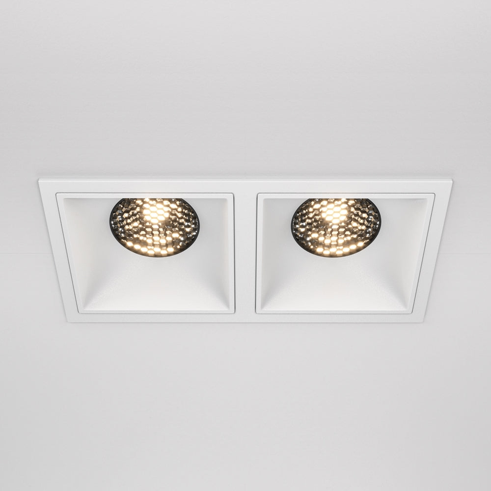 Maytoni downlight Alfa LED 15W 36° zápustné čtvercové svítidlo bílé