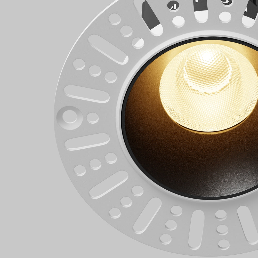 Maytoni downlight Dip LED 50° zápustné kruhové svítidlo černé