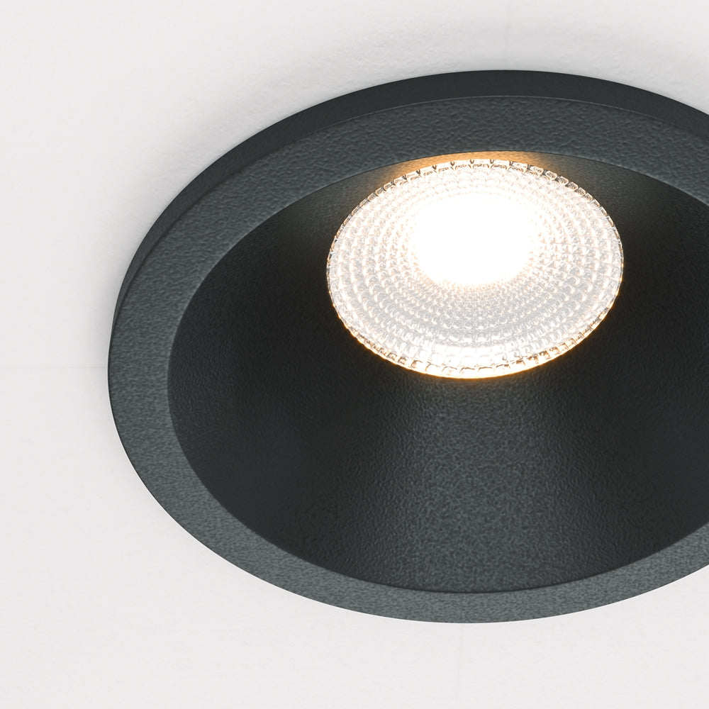 Maytoni downlight Zoom LED 60° zápustné kruhové svítidlo černé