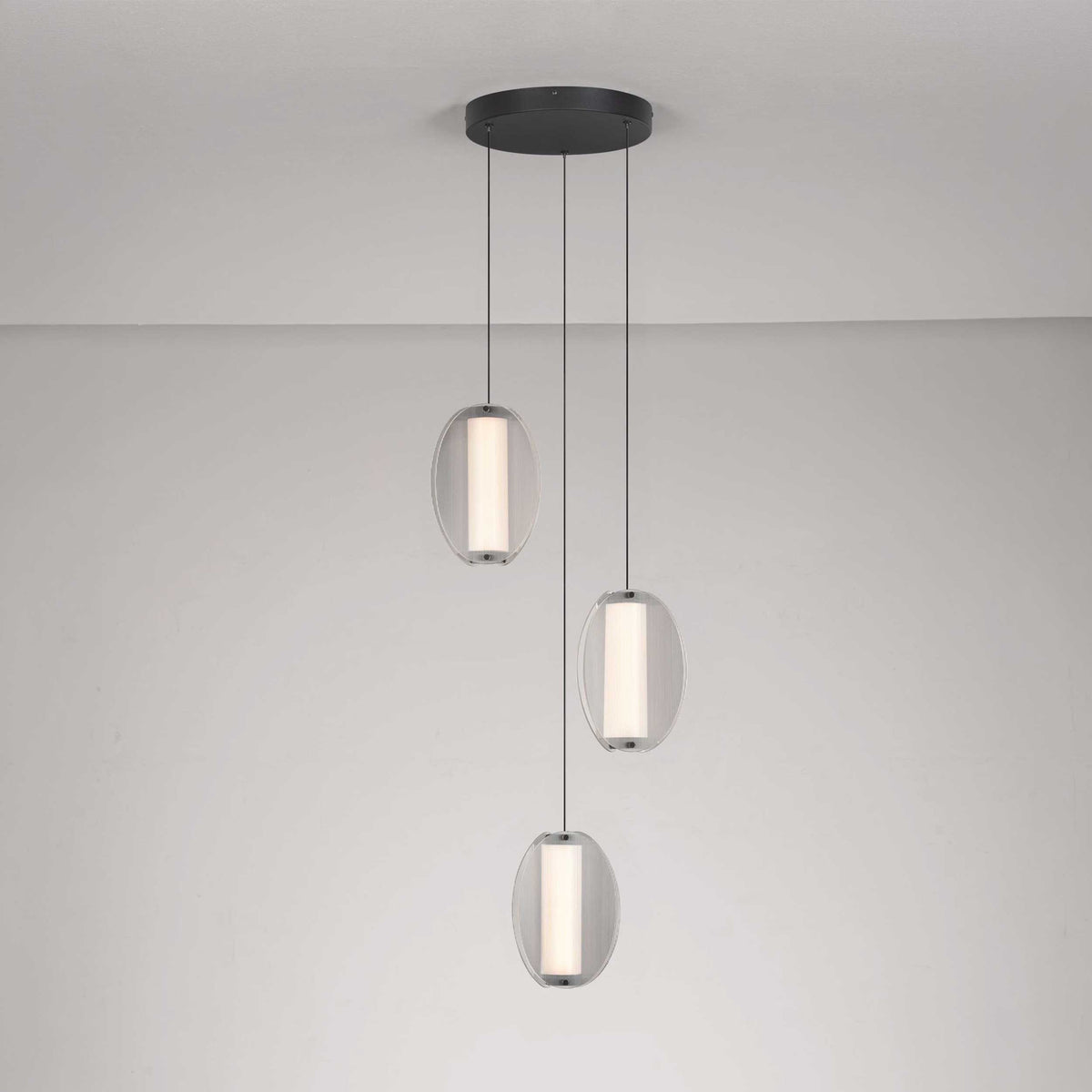 Nova Luce Noir LED závěsné svítidlo svislé