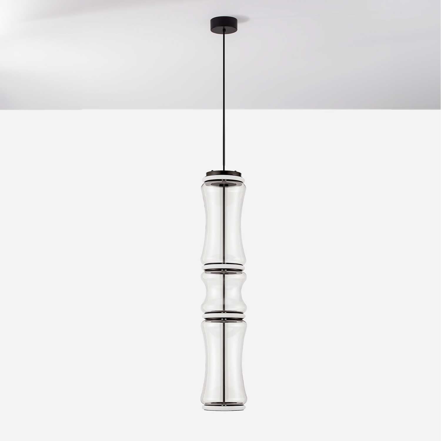 Nova Luce Anapnoe LED závěsné svítidlo skleněné