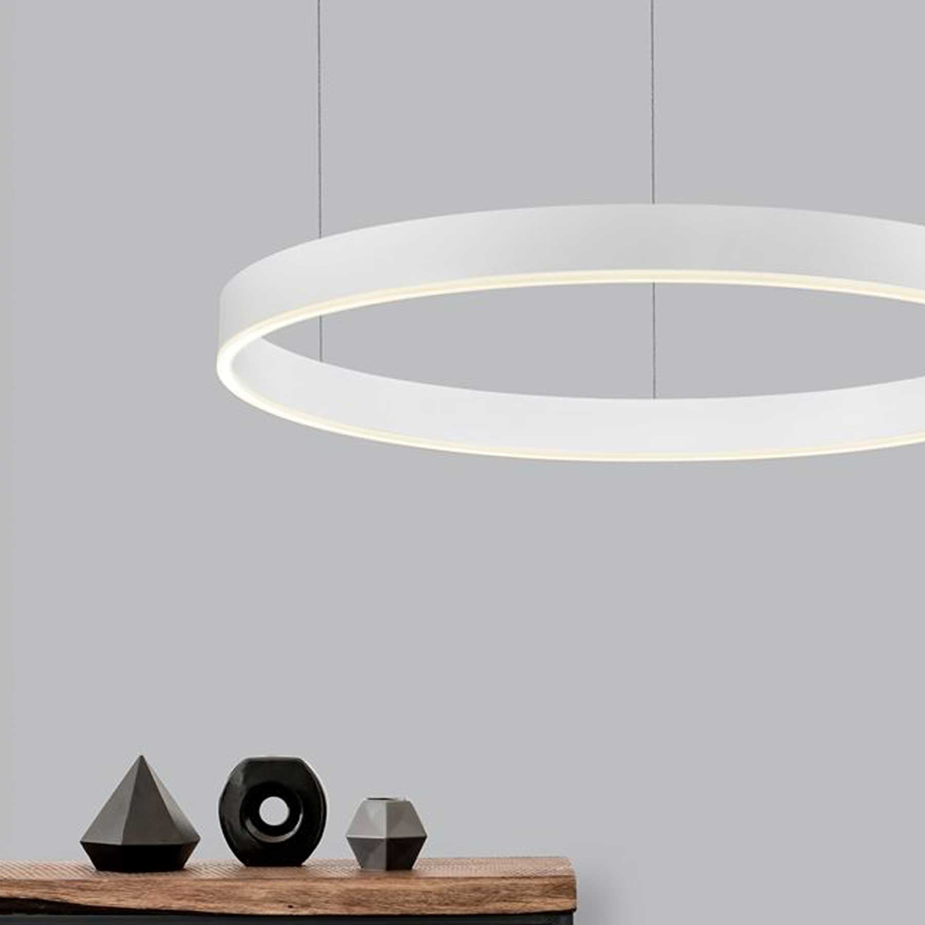 Nova Luce Motif LED kruhové závěsné svítidlo stmívatelné CCT