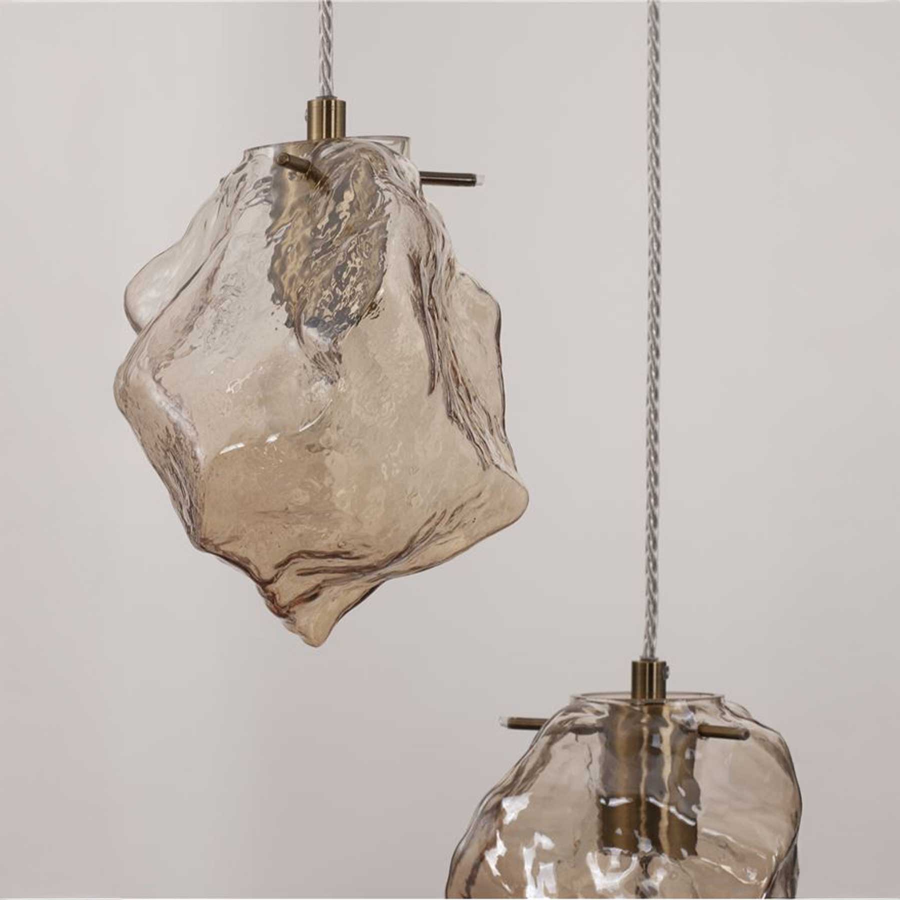 Nova Luce Odelle E14 závěsné skleněné svítidlo