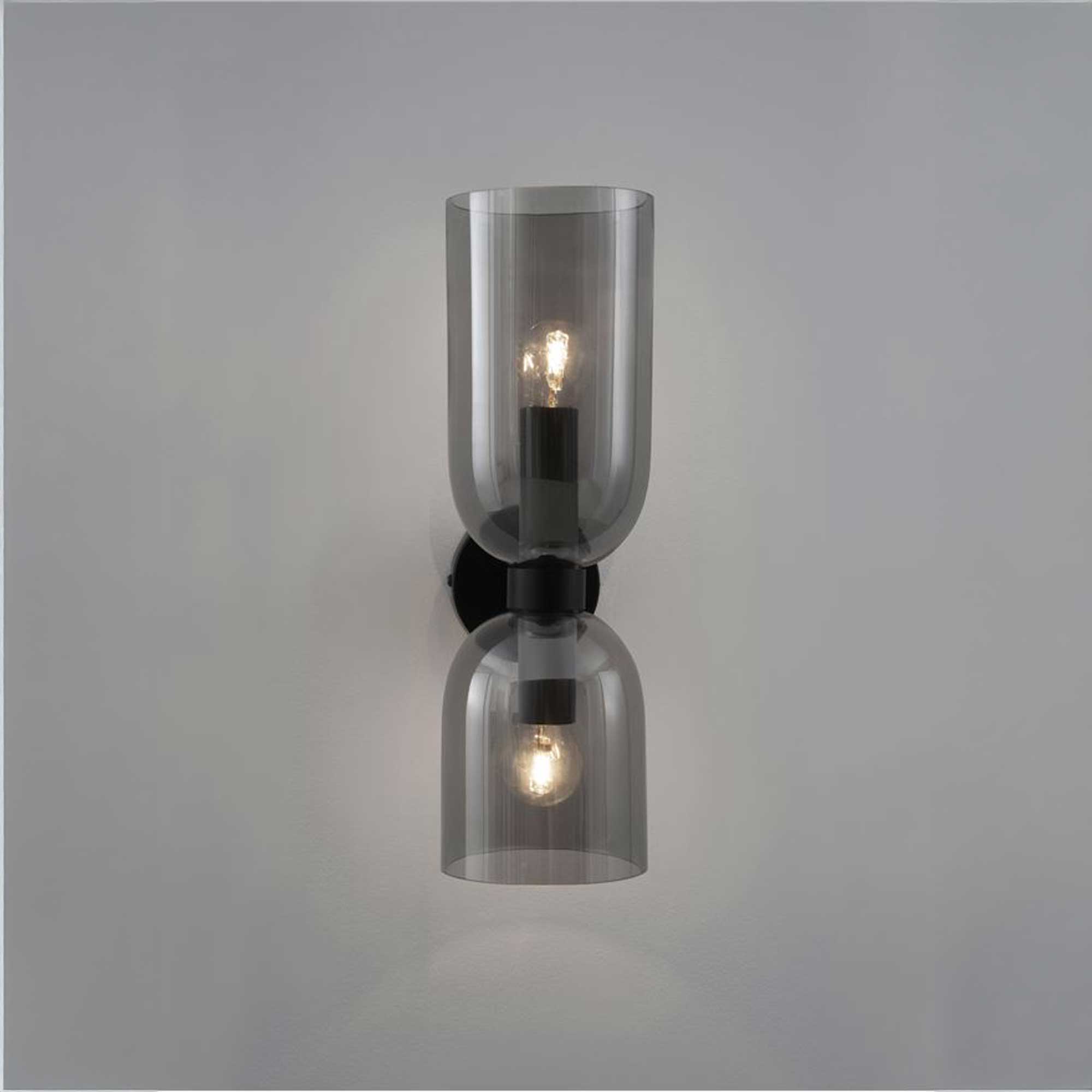 Nova Luce Palmer E27 стаклена зидна светиљка