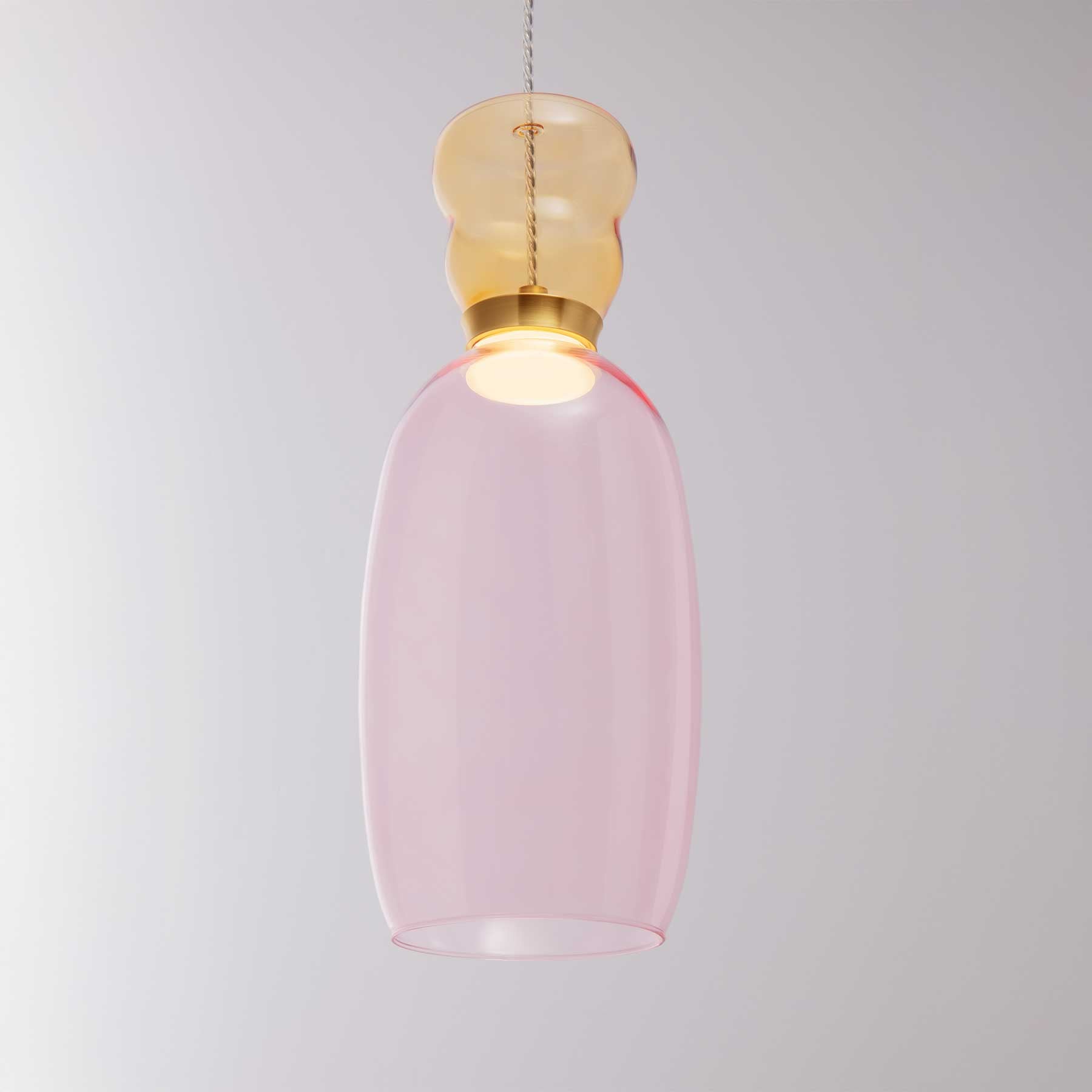 Nova Luce Pluma LED skleněné závěsné svítidlo