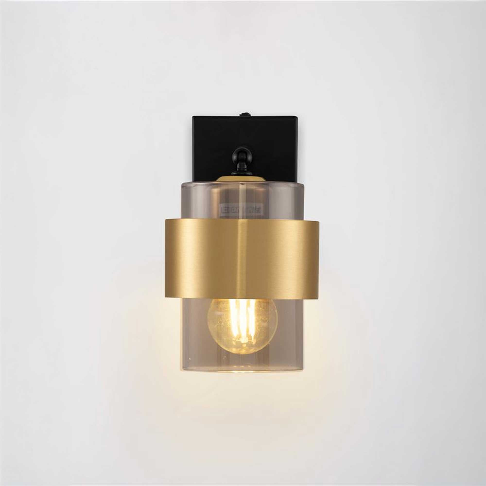 Nova Luce Sianna E27 стаклена зидна лампа