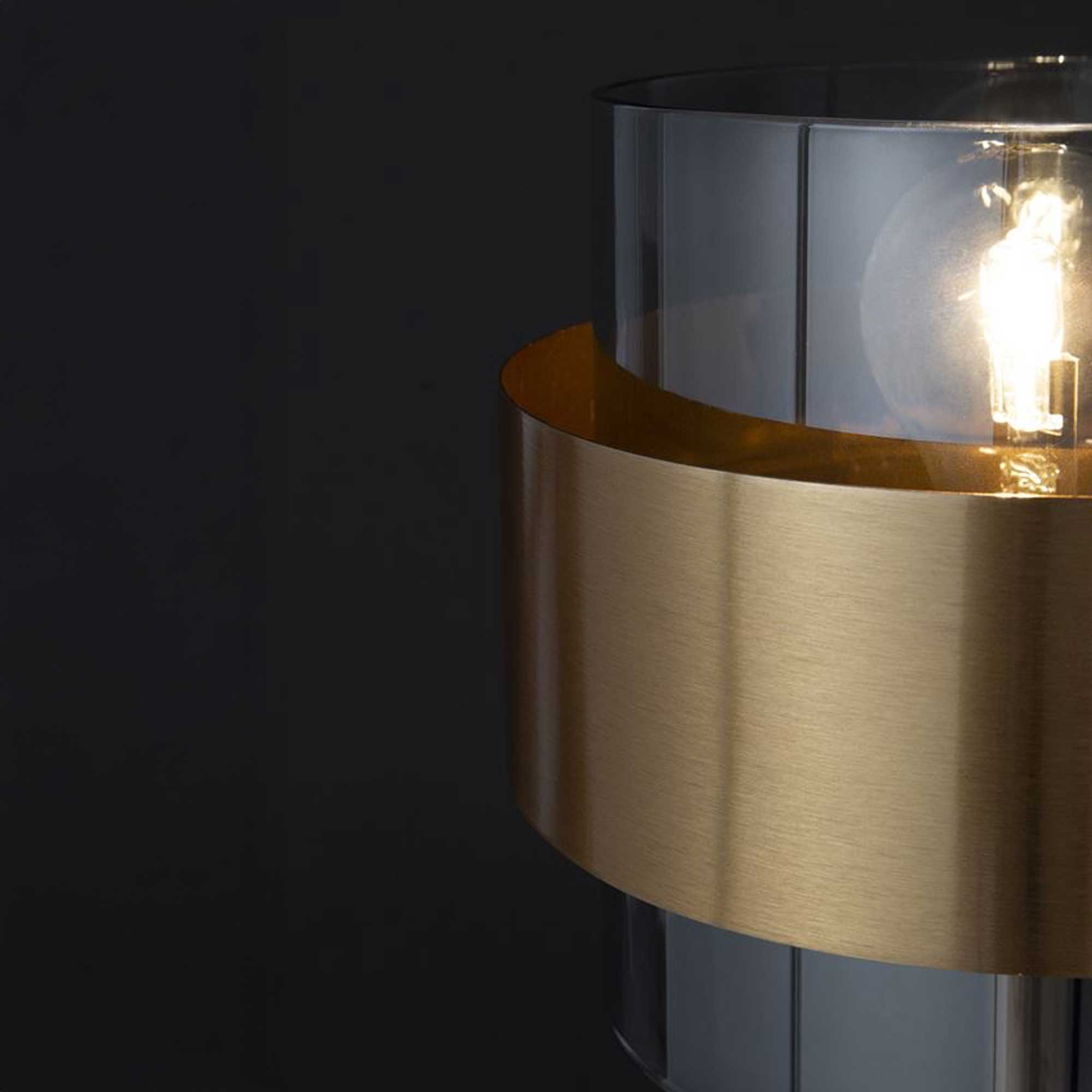 Nova Luce Sianna E27 skleněné stolní svítidlo