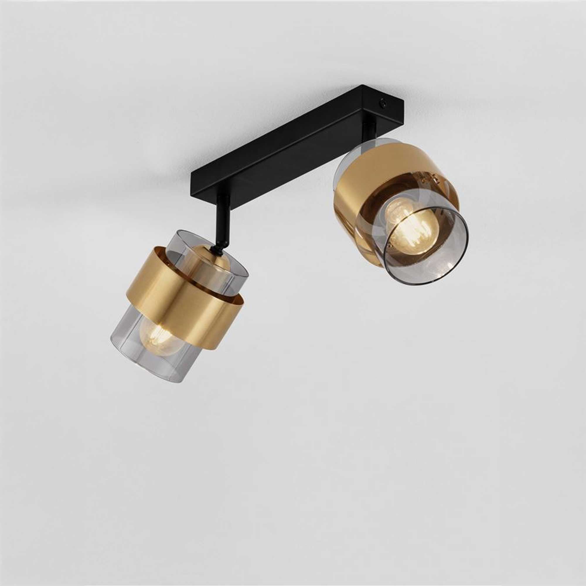 Nova Luce Sianna E27 стаклена плафонска лампа