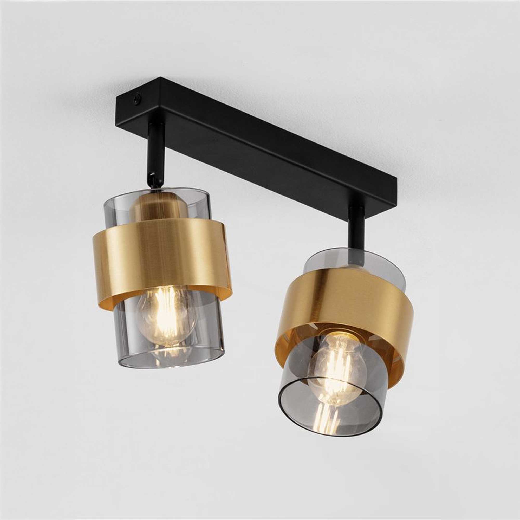 Nova Luce Sianna E27 стаклена плафонска лампа