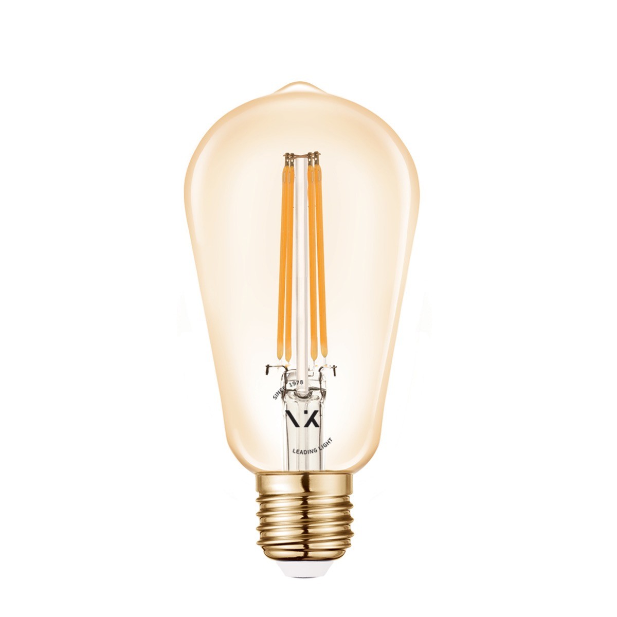 LED žárovka VK Light Filament Amber E27 Stmívatelná