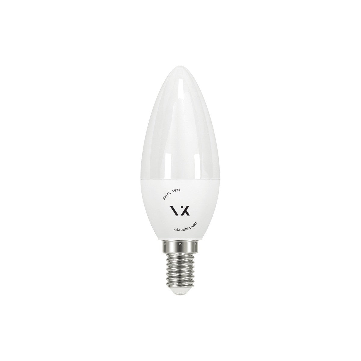 LED žárovka VK Light Candle Plastic E14 9W Stmívatelná