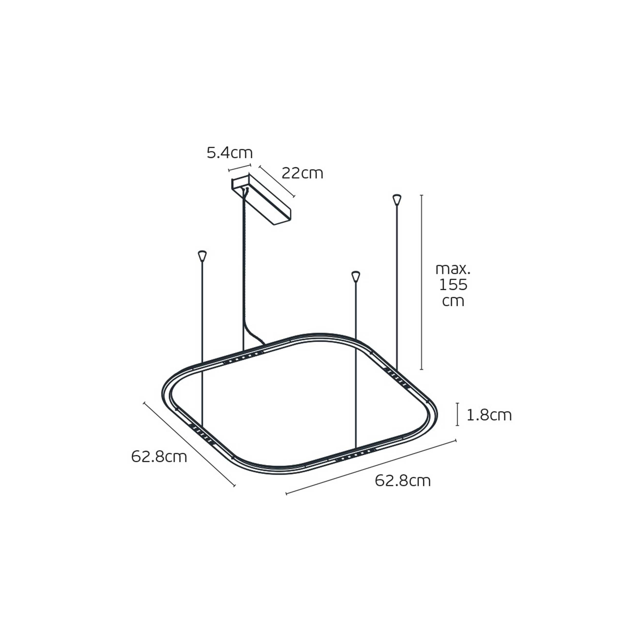 VK Light Core LED závěsné svítidlo