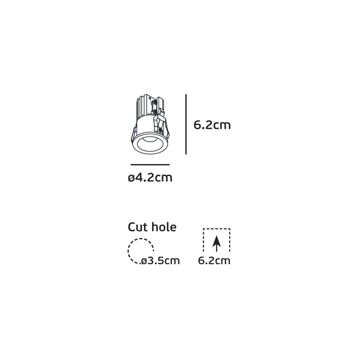 VK Light Lio LED zápustné miniaturní svítidlo