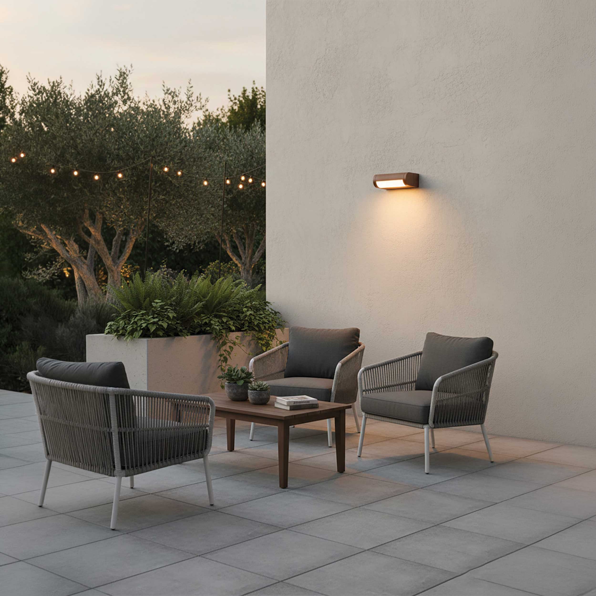 VK Light Shade LED nástěnné svítidlo otočné IP65