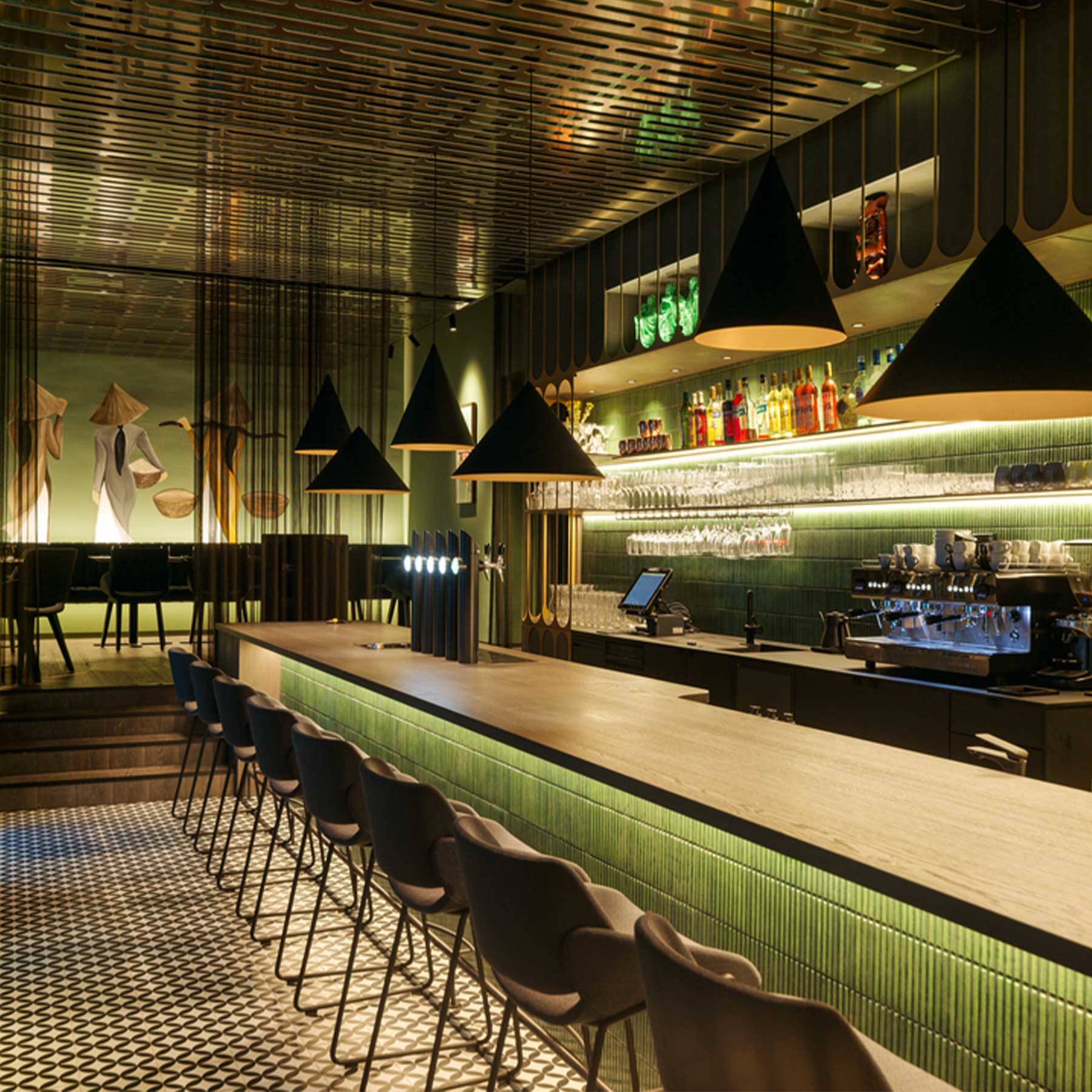 Wever and Ducré Dinor závěsné svítidlo