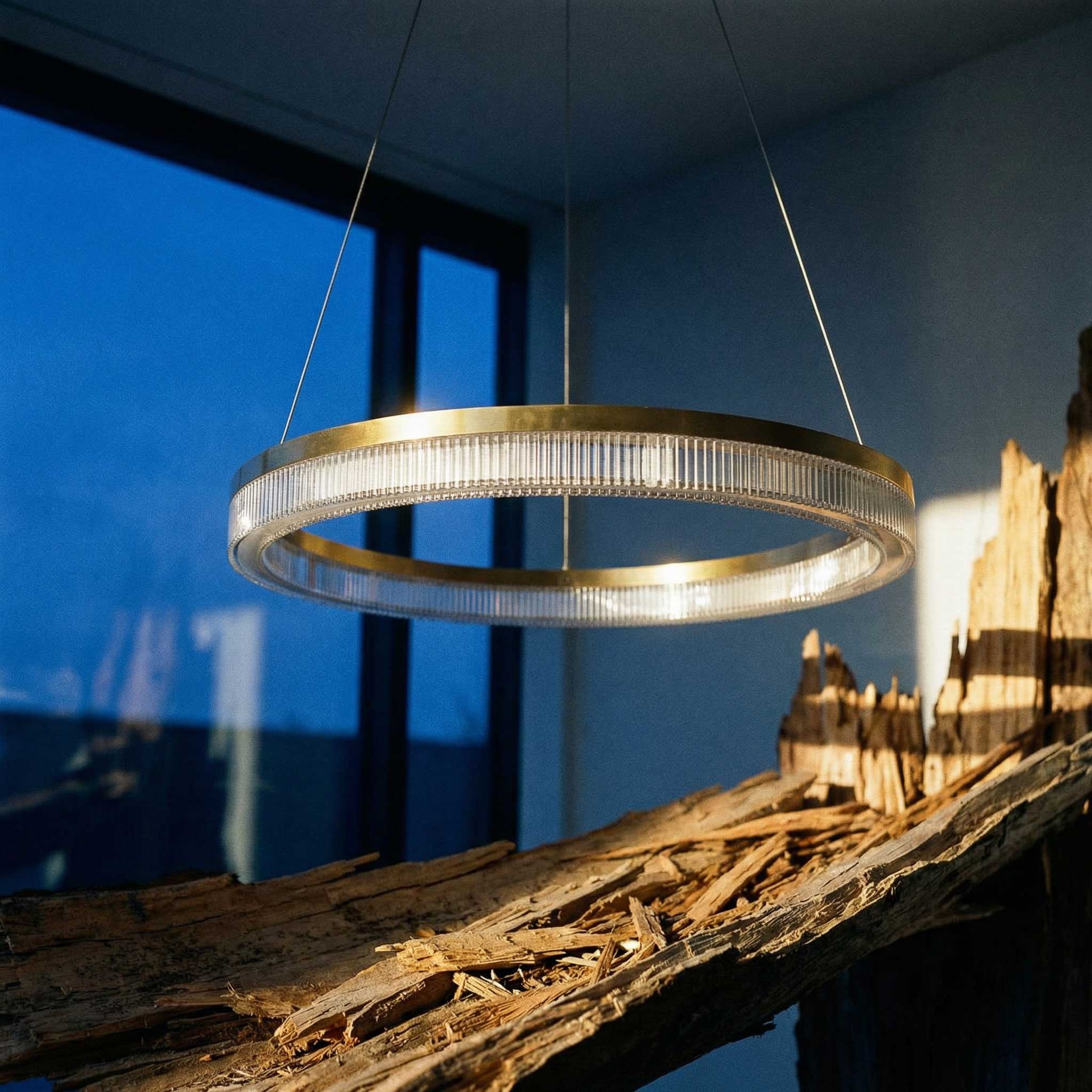 Ideal Lux Crown LED кружна суспендована лампа