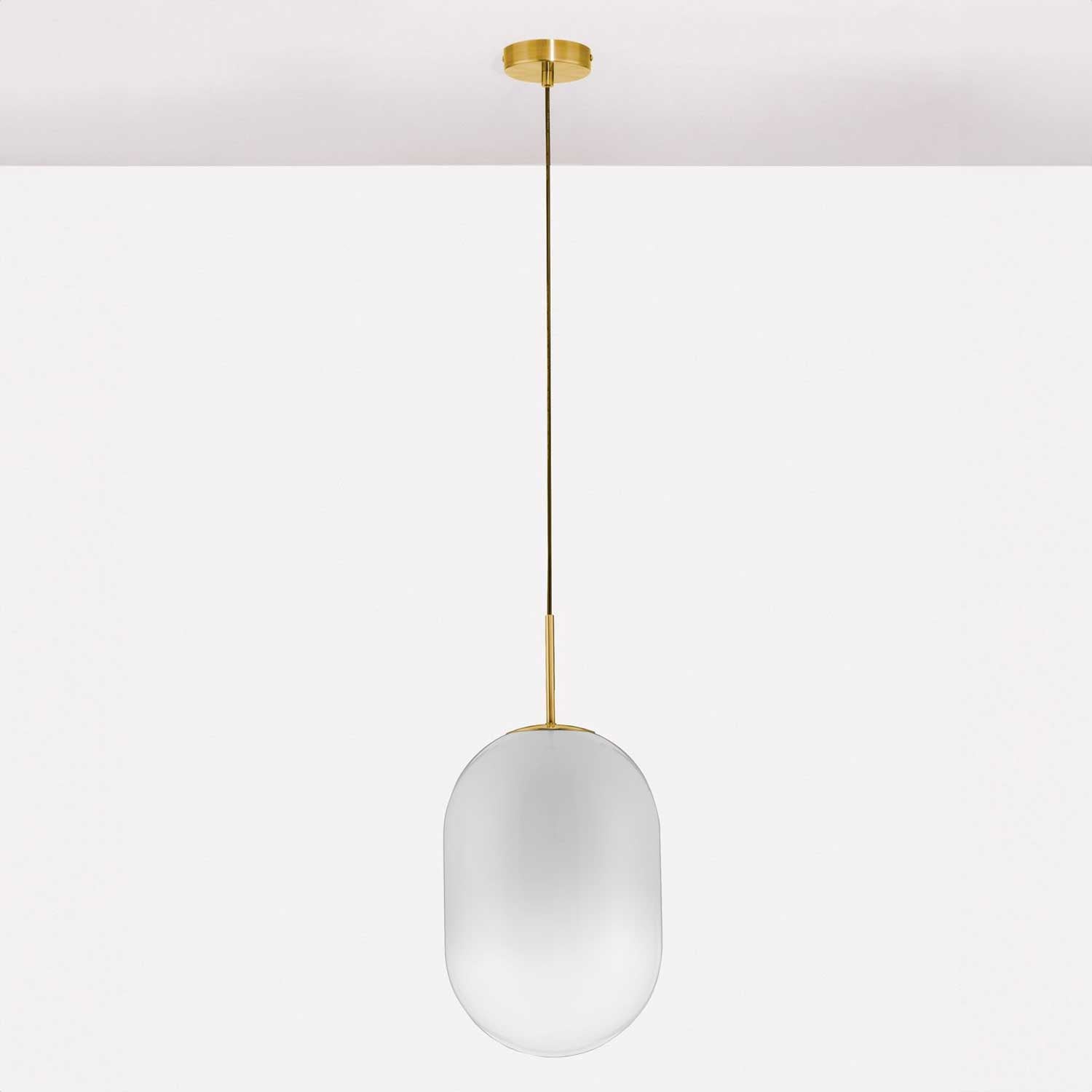 Nova Luce Chrysi G9 skleněné závěsné svítidlo zlaté