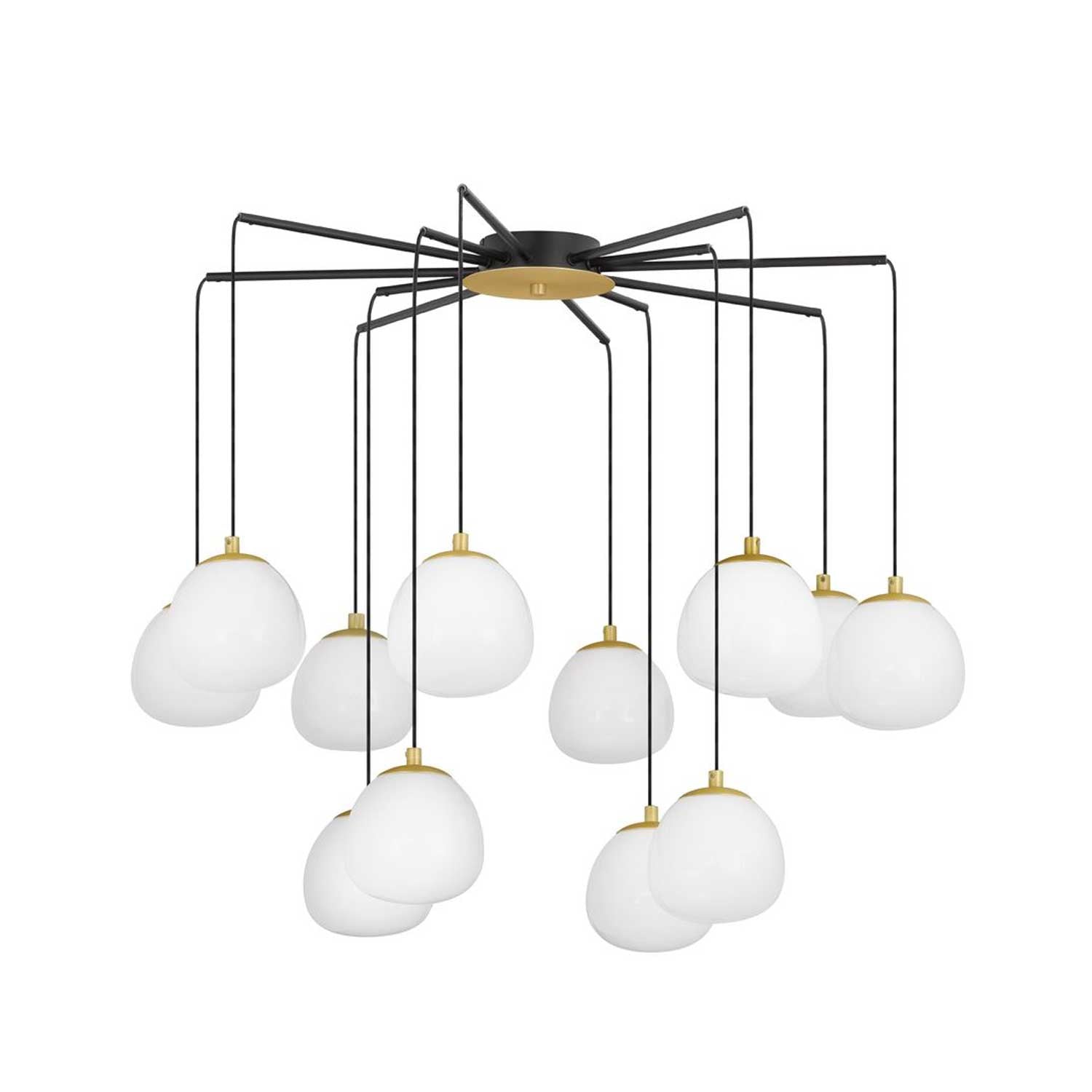 Nova Luce The Egg G9 skleněné závěsné svítidlo