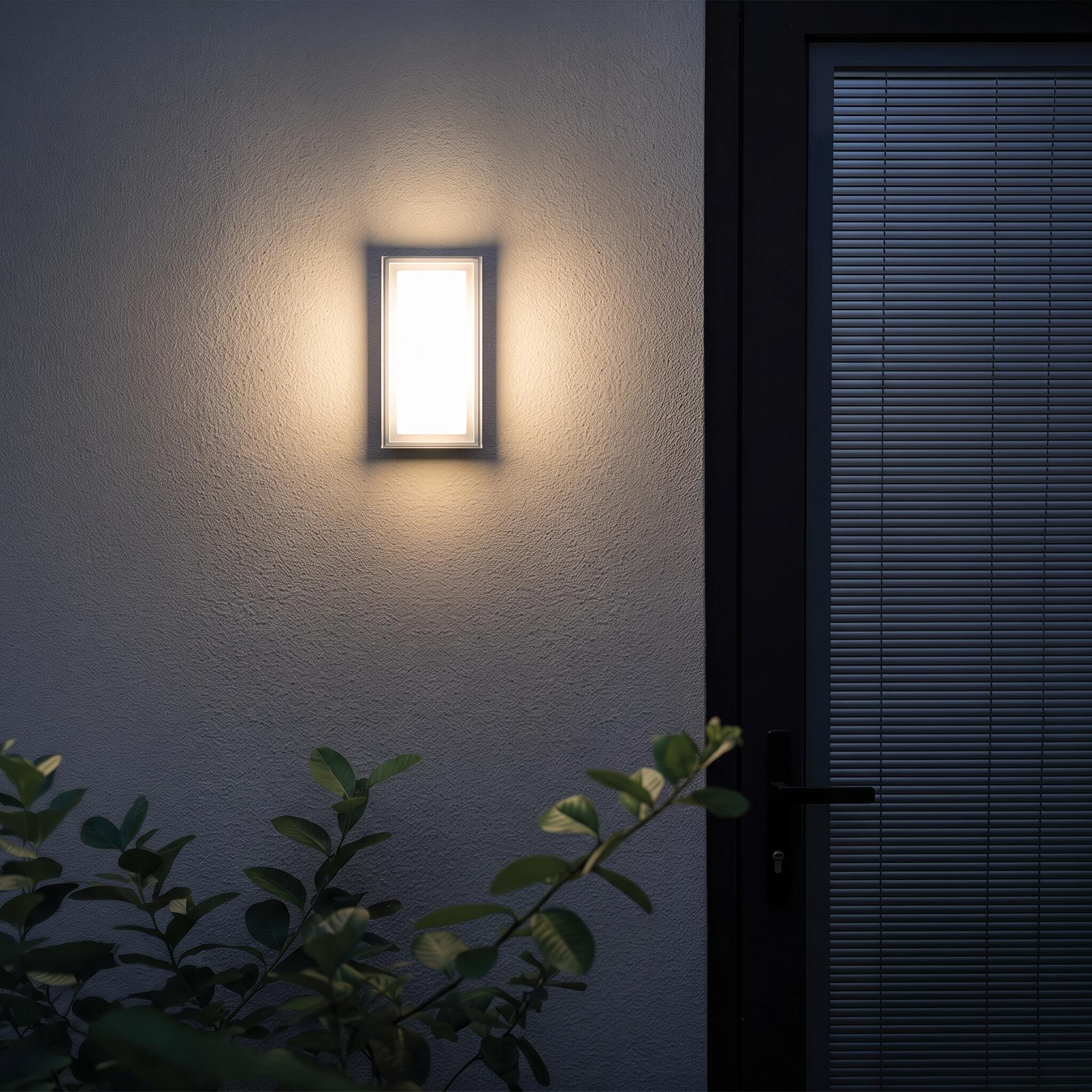 VK Light Neon LED nástěnné svítidlo IP65 obdélníkové