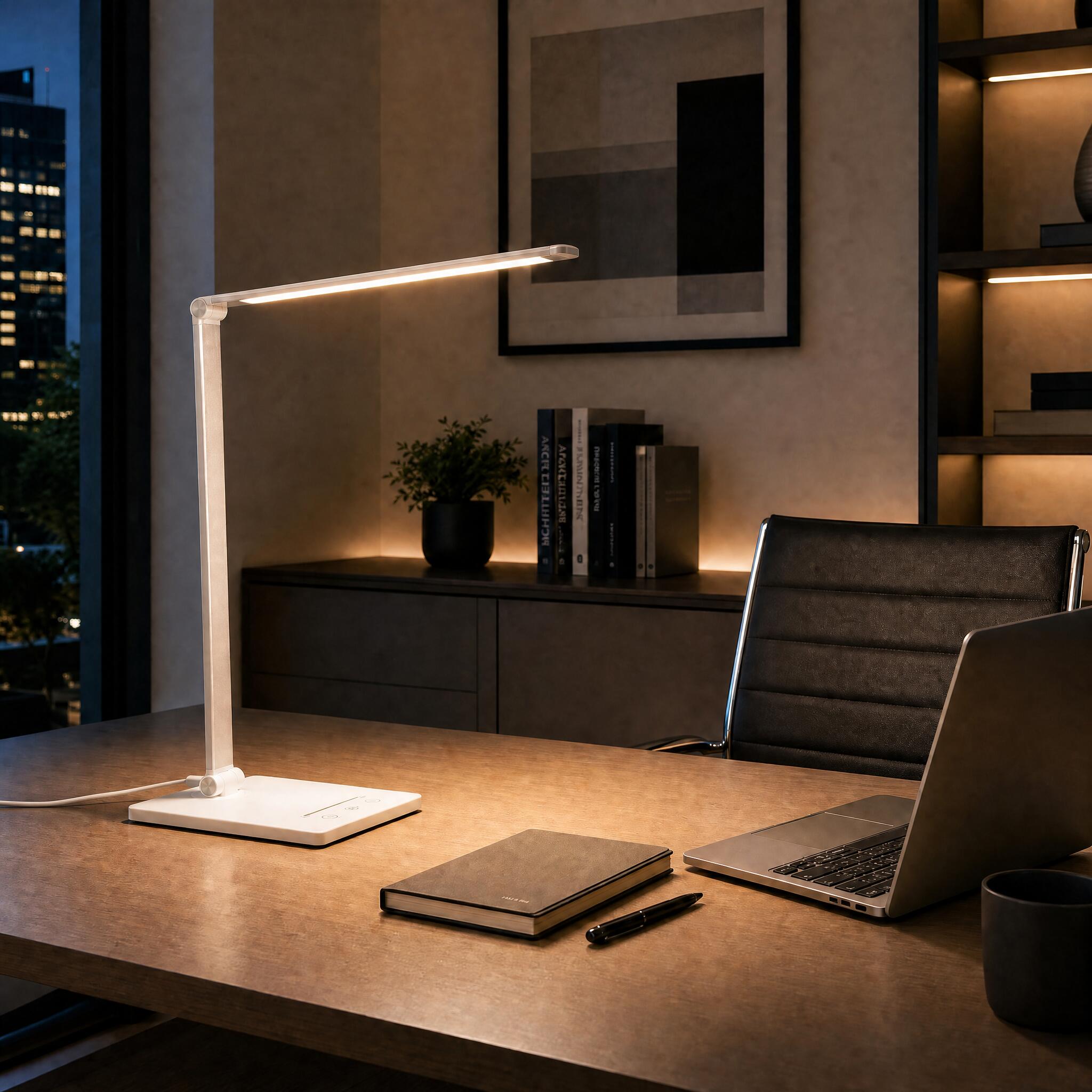 VK Light Nia Square LED stolní svítidlo stmívatelné 3CCT