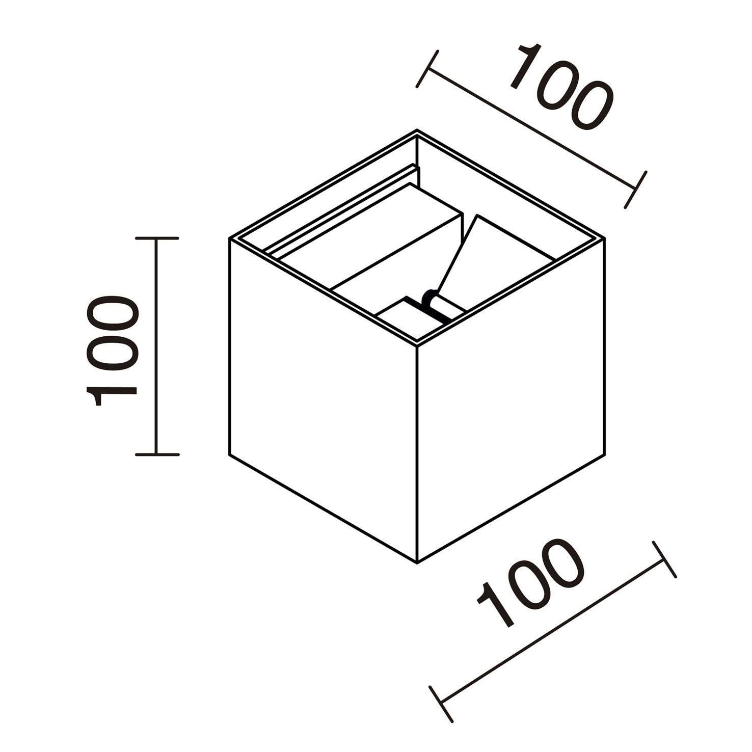 Dopo Beam up/down LED přisazené svítidlo bílé