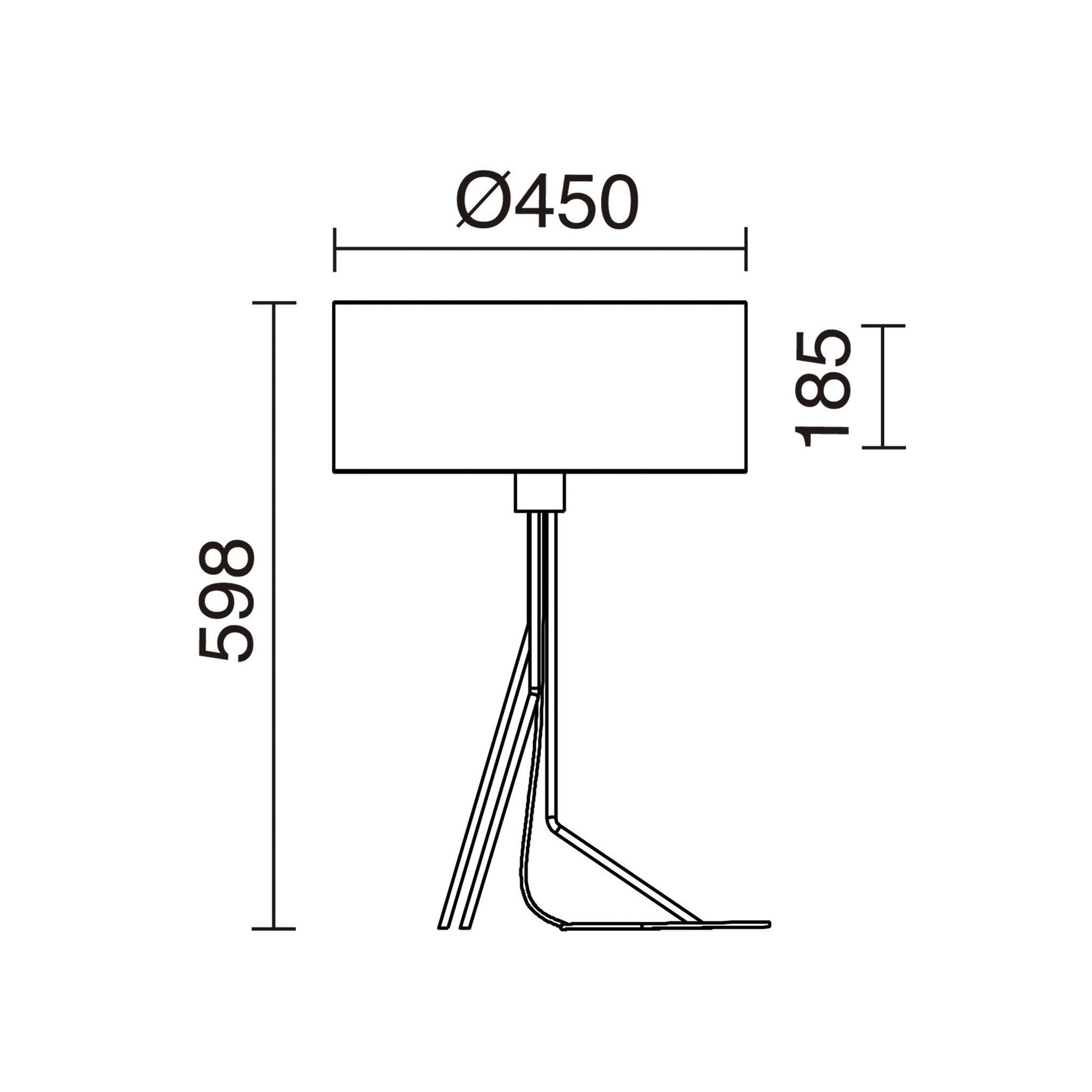 Exo Diagonal E27 stolní svítidlo měděné