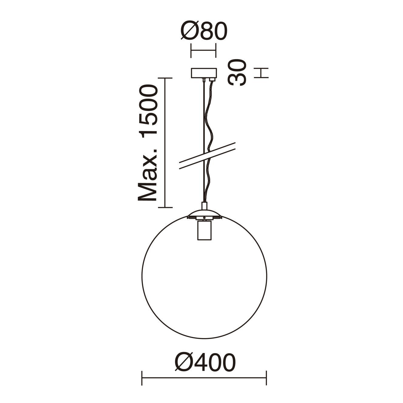 Exo Oxy mat E27 závěsné svítidlo černé