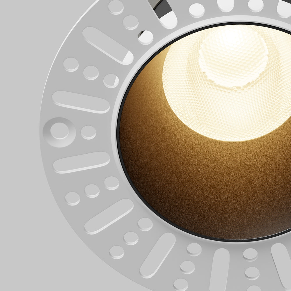 Maytoni downlight Dip LED 50° zápustné kruhové svítidlo černé