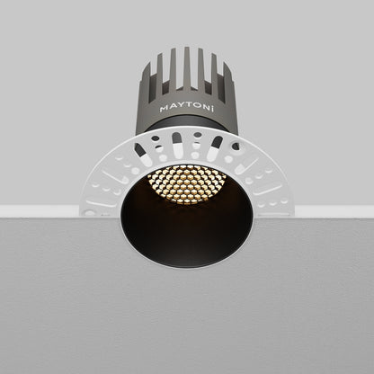 Maytoni downlight Dip LED 50° zápustné kruhové svítidlo černé