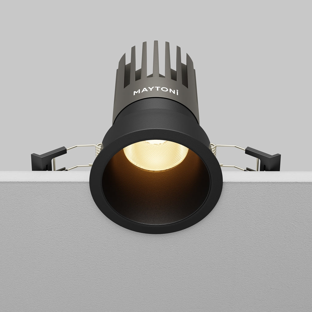Maytoni downlight Dip LED 50° zápustné kruhové svítidlo černé