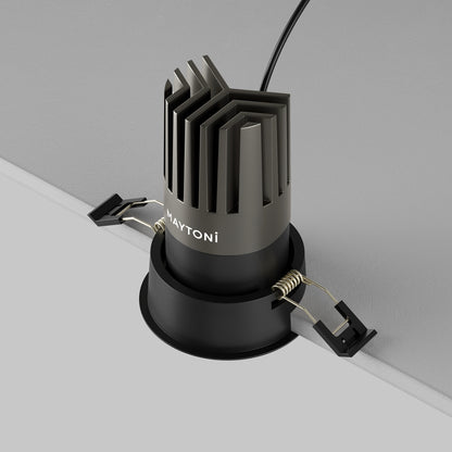 Maytoni downlight Dip LED 50° zápustné kruhové svítidlo černé