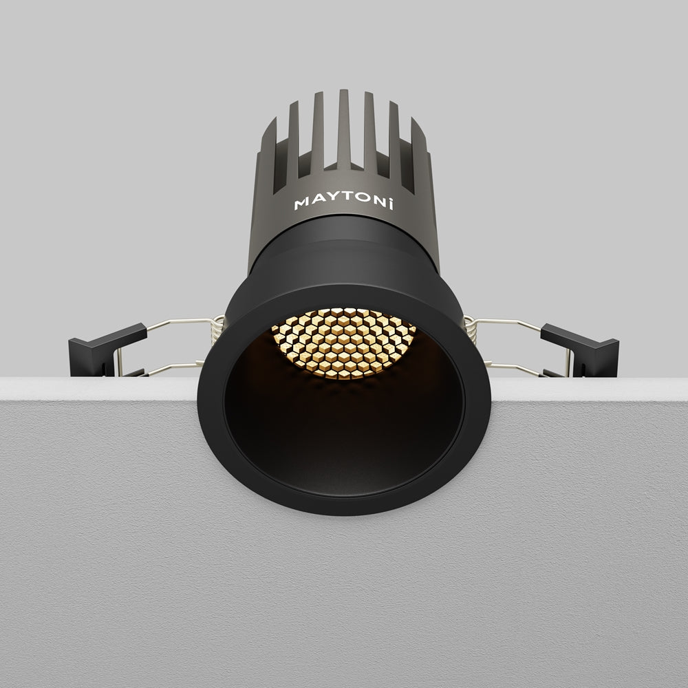 Maytoni downlight Dip LED 50° zápustné kruhové svítidlo černé