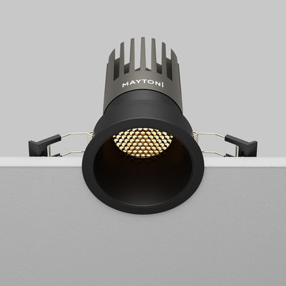 Maytoni downlight Dip LED 50° zápustné kruhové svítidlo černé