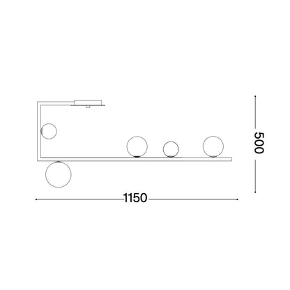 Ideal lux Birds G9 stropní svítidlo