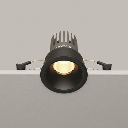 Maytoni downlight Dip LED 50° zápustné kruhové svítidlo černé