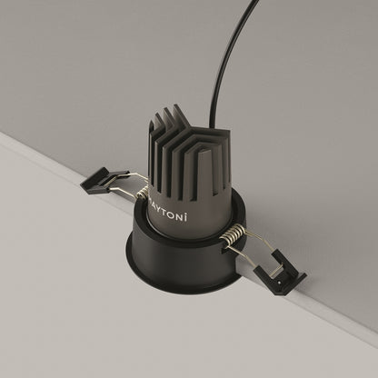 Maytoni downlight Dip LED 50° zápustné kruhové svítidlo černé