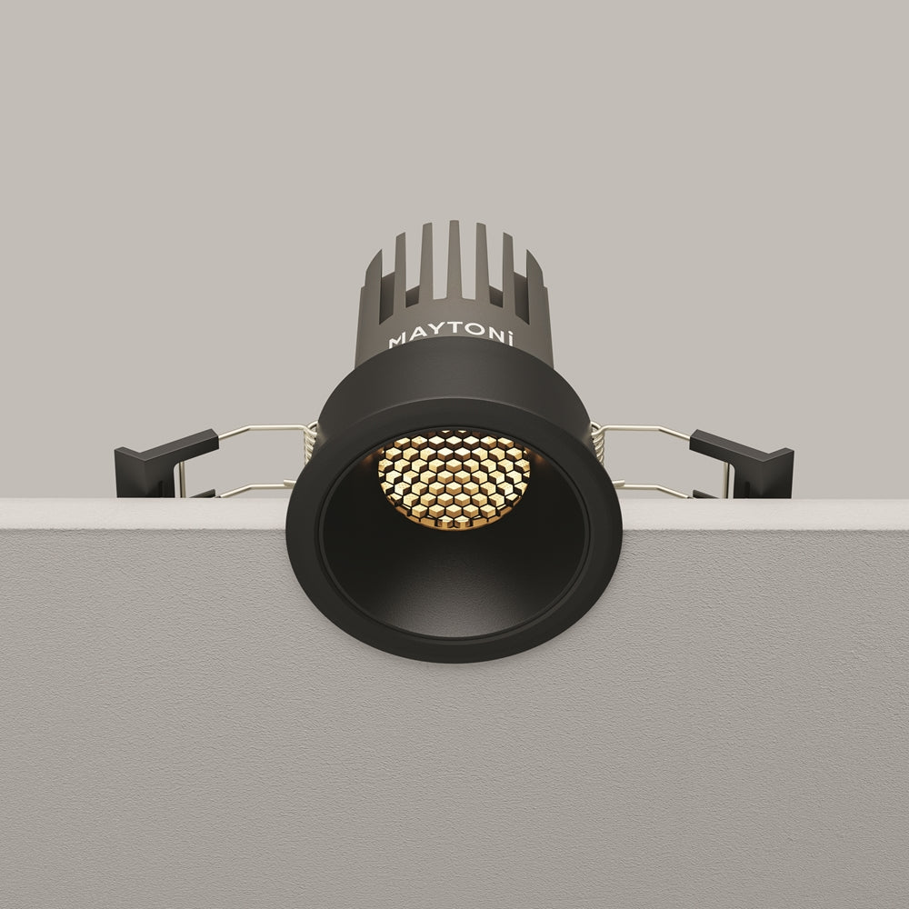 Maytoni downlight Dip LED 50° zápustné kruhové svítidlo černé